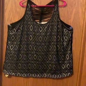 MAURICES Plus size 4 black tank